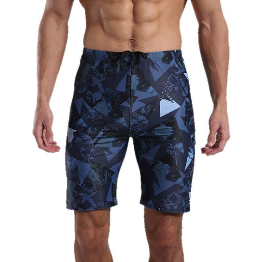 Fashion Men's Knee-length Pants Boxer Swimming Trunks