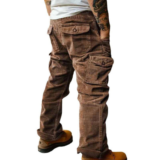 Autumn And Winter Casual Retro Men's Cargo Pants